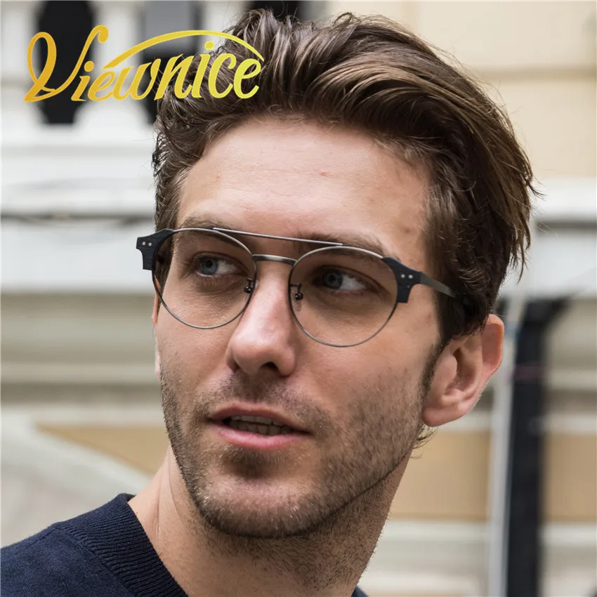 Горячие luneettes de vue круглые винтажные очки оправа для мужчин прозрачные женские