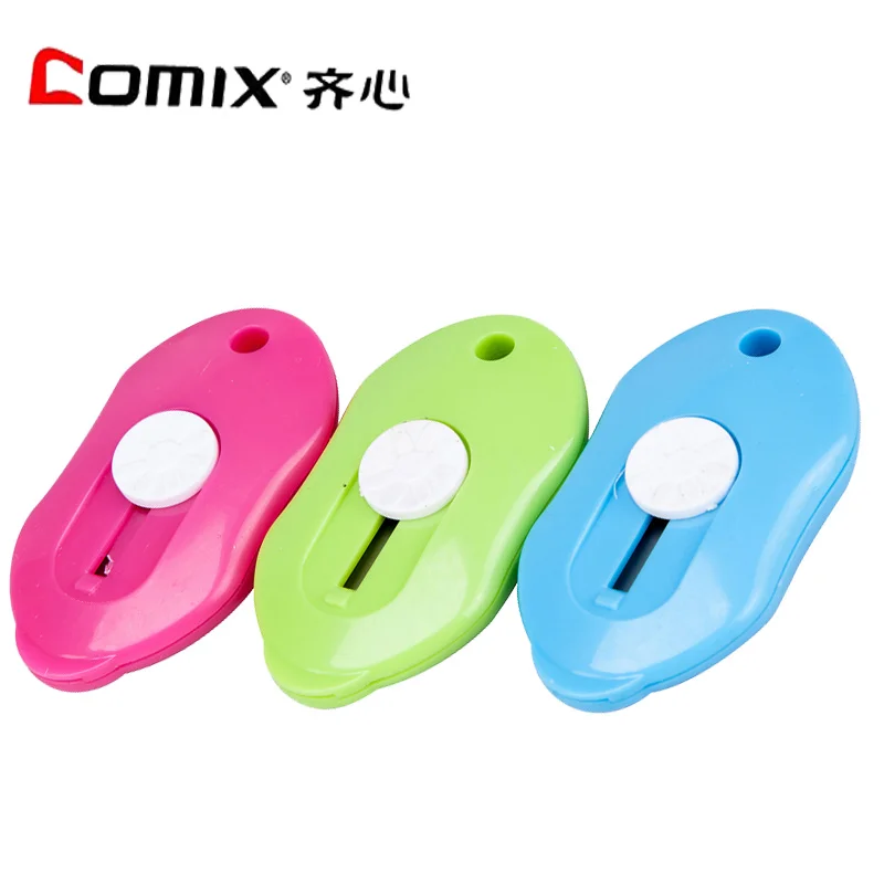

Kawaii Safe Utility Knife With Plastic Protective Shell Creative Mini Cute Stationery Box Cutter For Kids Office School Supplies