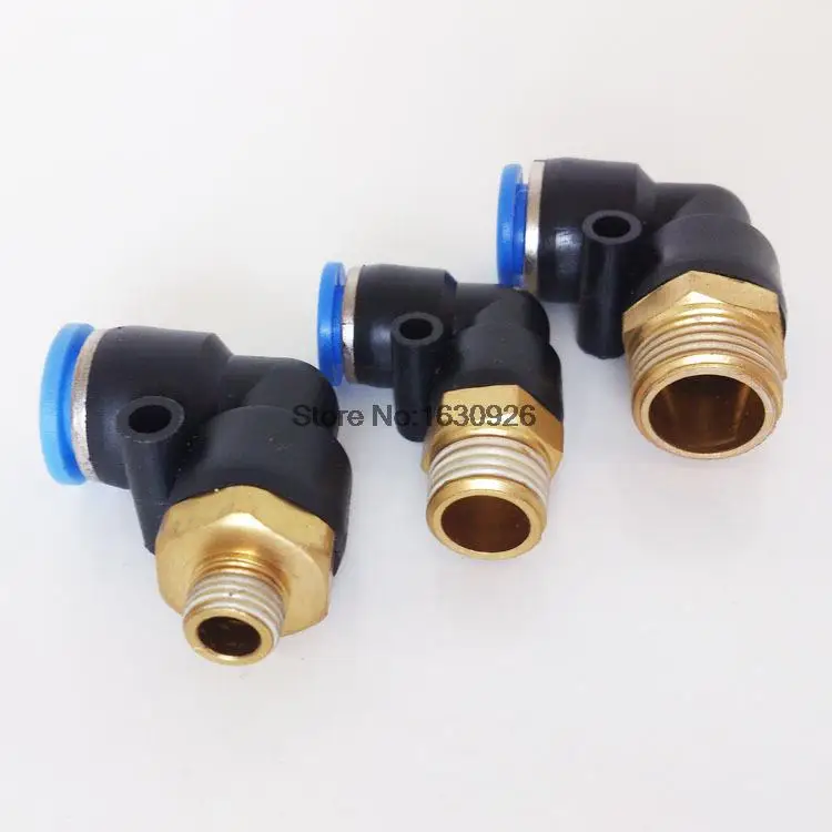 

5 Pcs PL12-02 Pneumatic Quick Connector in Pneumatic Parts PLtube(hose) Fittings