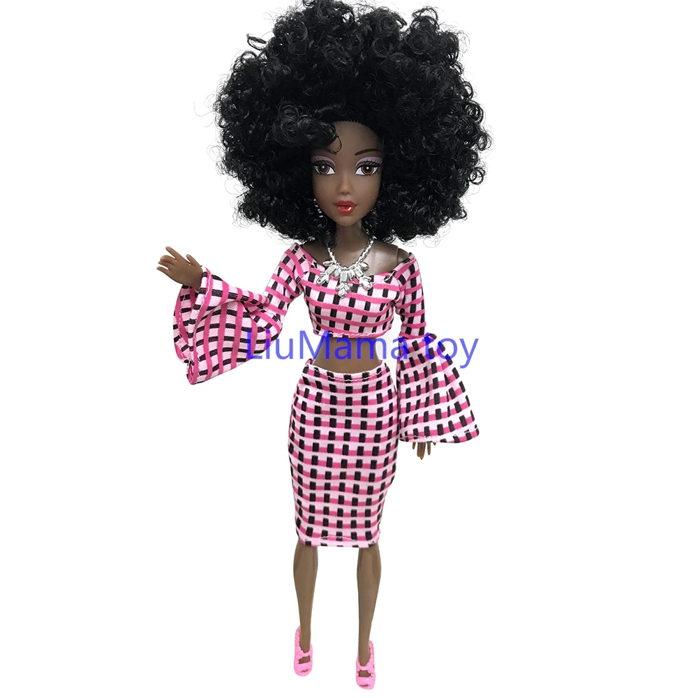 Игрушка африканская кукла аксессуары тело американская кукла с подвижными суставами изменение головы ноги одежда купальник движение африканская темнокожая девушка подарок делать вид