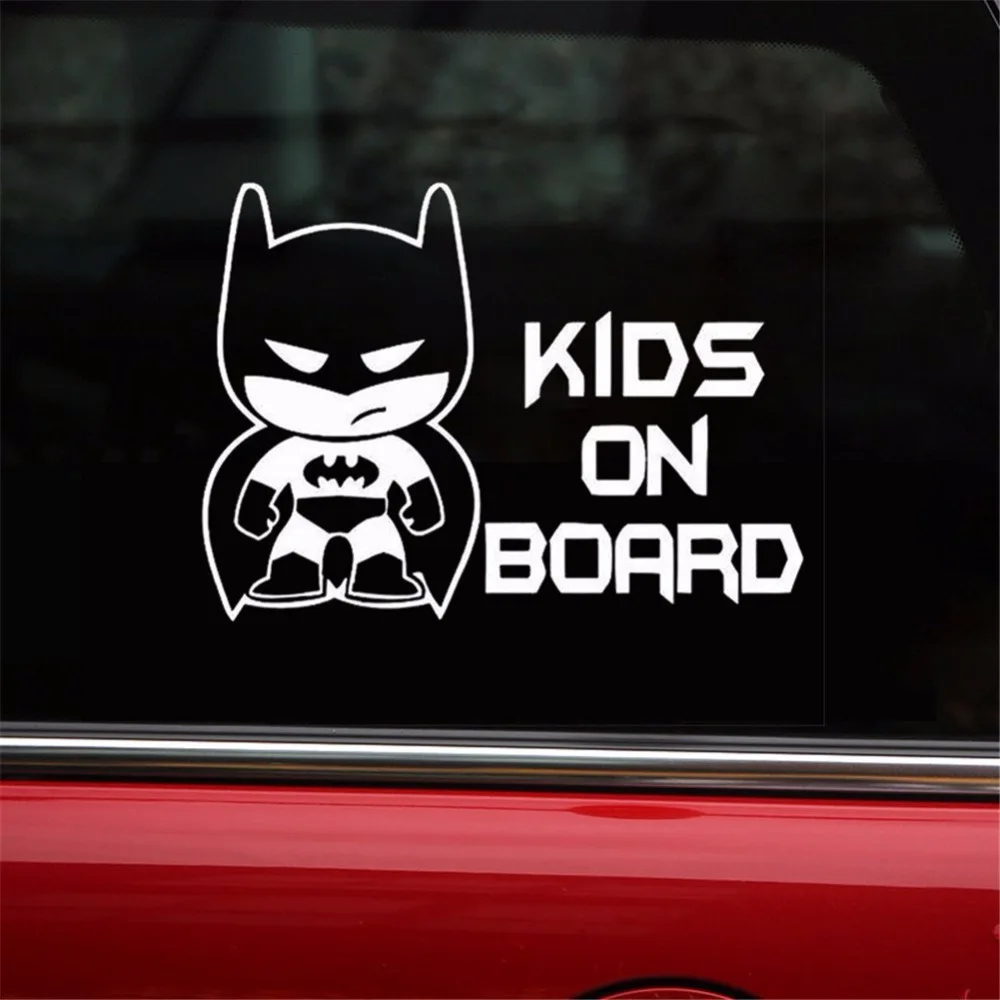 Автомобильная наклейка Дети ребенок на борт 19*13,9 см веселая наклейка на авто Светоотражающие лазерные 3D Виниловые наклейки на машину Автомобиль Стайлинг Черный Серебряный