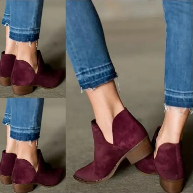 ankle boots with side slits