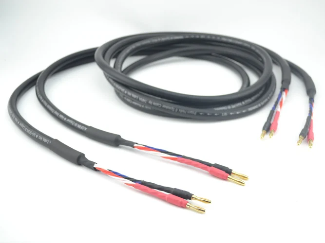 HI End Prism Helix 8 кабель динамика с со штекером типа банан 2 5 м футов|speaker cable|viborg audioprism