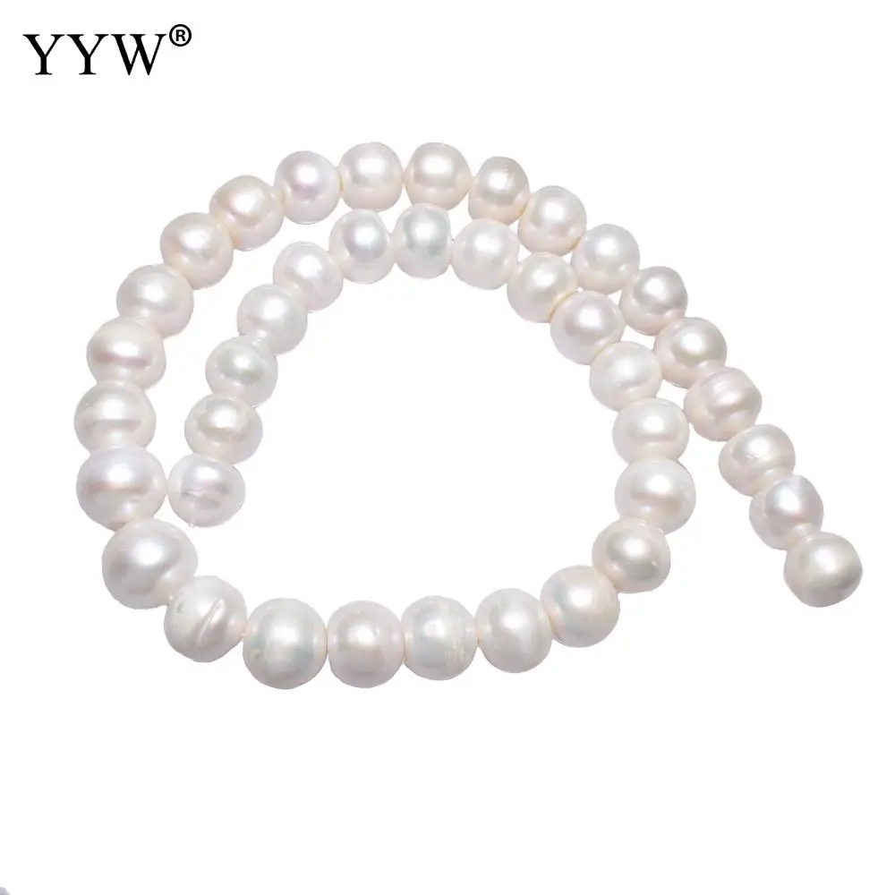 

Cultured Potato Freshwater Pearl Beads natural white 12-15mm Approx 0.8mm Sold Per Approx 15 Inch Strand