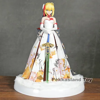 

Fate Stay night Anime Fate/Extella Saber Arturia and Altria kimono Suit Ver. with LED Base Statue Figure Model Toys