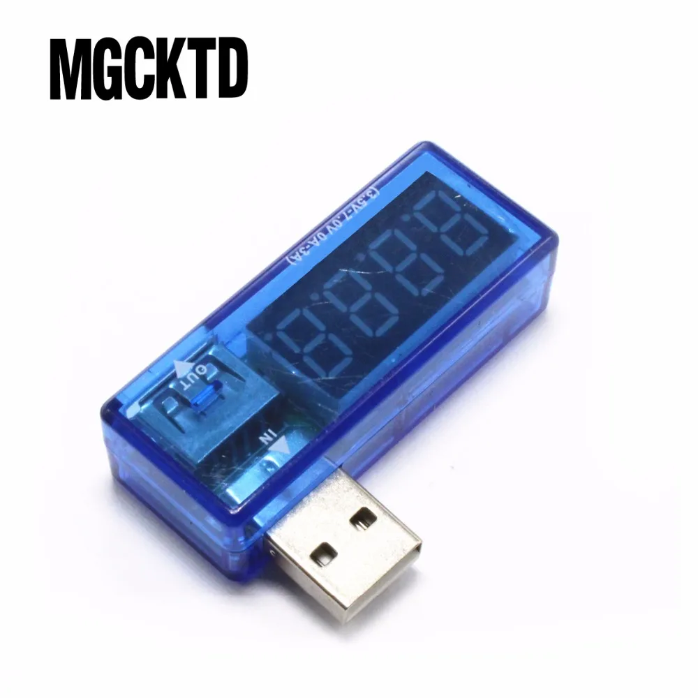 Цифровой USB Мобильный измеритель напряжения зарядное устройство тока мини
