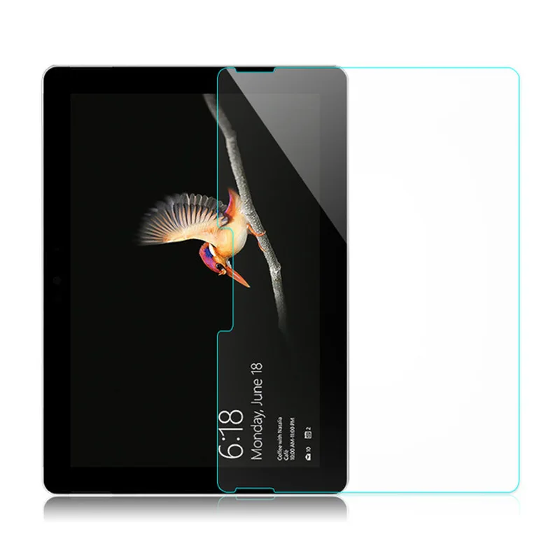 

New Screen Protector Tempered Glass for Microsoft Surface GO / SurfaceGO 10.1 inch 2018 Tablet Ultra Clear Tempered Glass Film