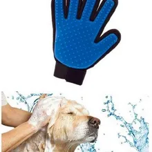 1 шт. домашнее животное Силиконовый перчатка гребень для вычесывания животных щетка перчатка для собаки кошки для ухода и чистки правой руки