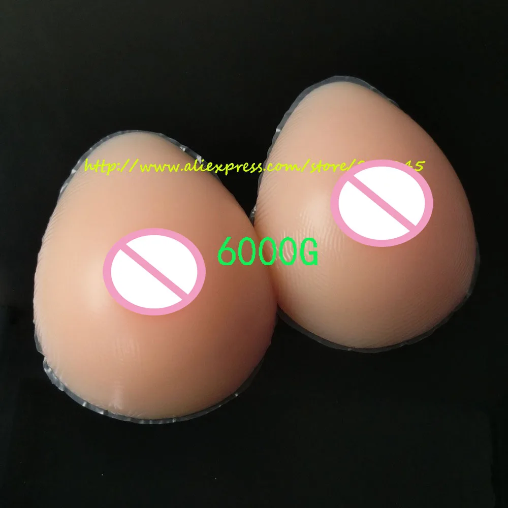 

Soft Silicone Breast Form 6000g/Pair Water Shape Artificial False Natural Touching Mastectomy Boobs Enhancer For Crossdresser