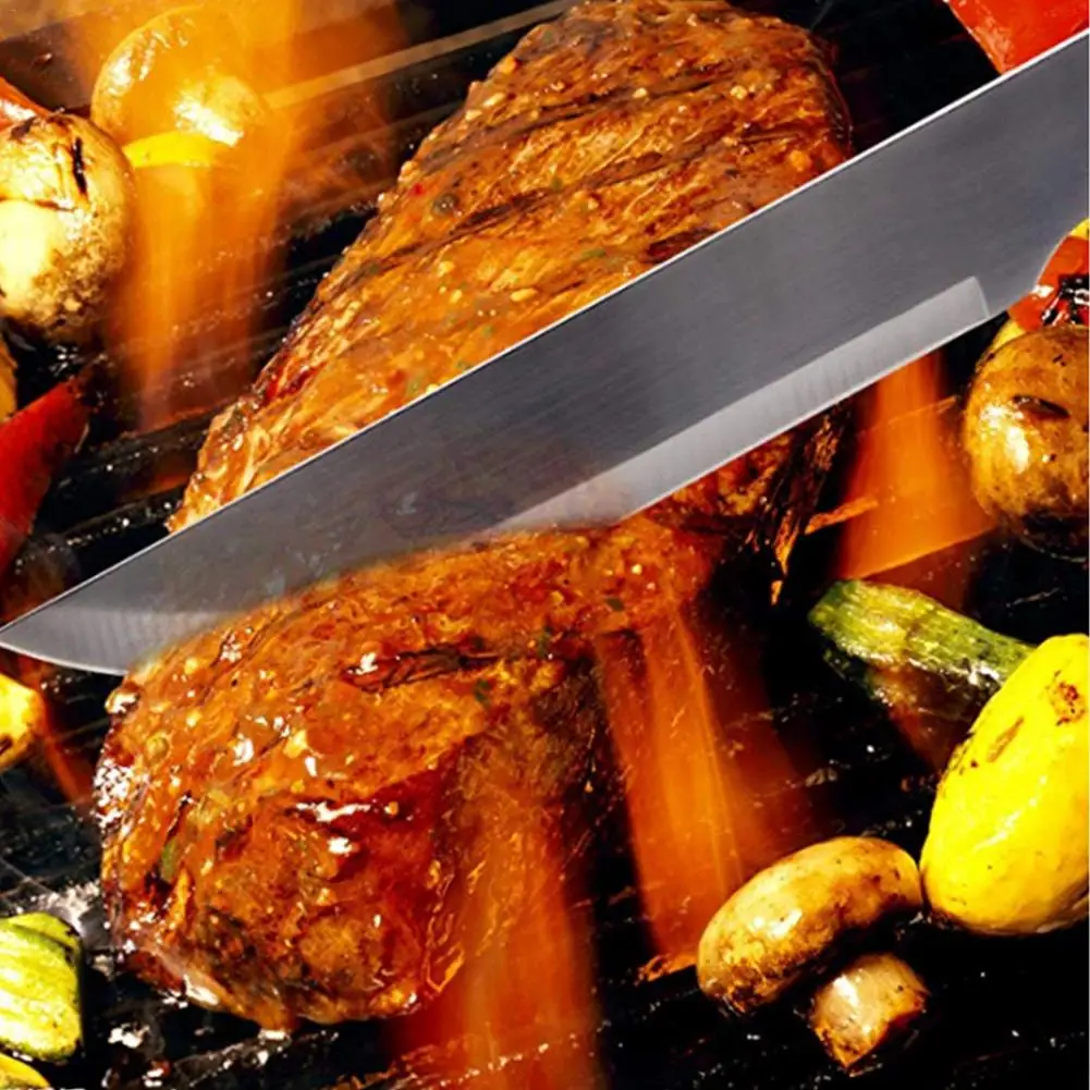 

6Pcs/Set Stainless Steel Barbecue Grilling Tools Set Bbq Accessories Grill Bbq Utensil Camping Bbq Grill Tools Kitchen Tools
