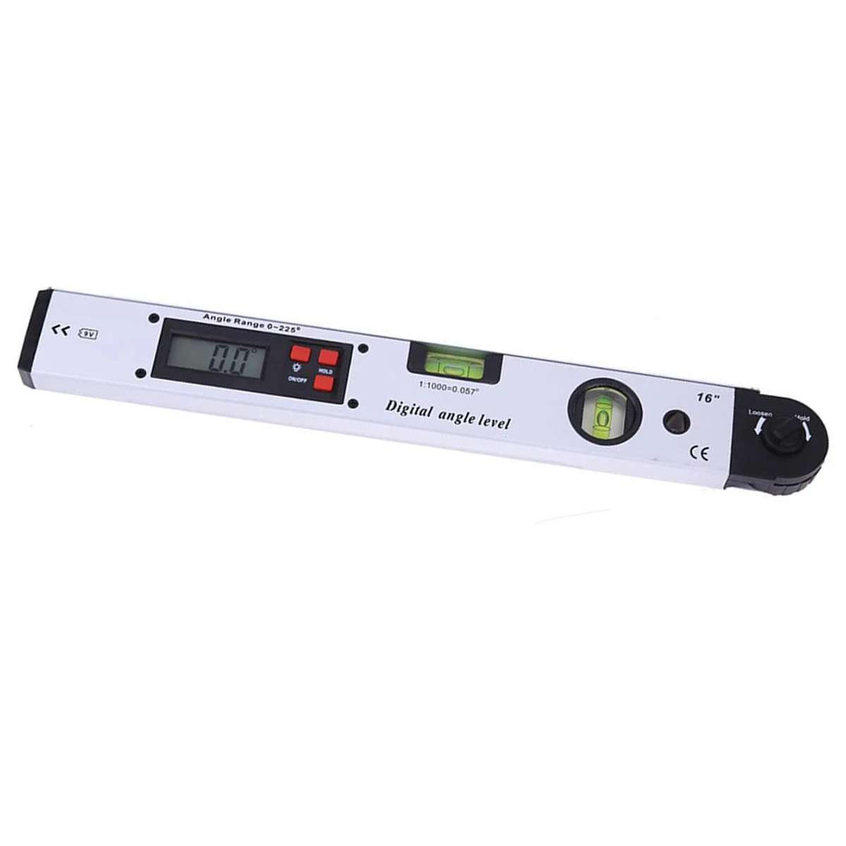 

1pc Electronic Digital Protractor 400mm Aluminium Alloy Angle Dual Spirit Level Measure Gauge Ruler For Measuring Tool