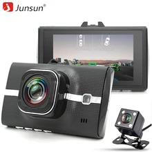 Junsun Car DVR Camera LDWS ADAS Registrar Dual Lens Support Night Vision Video Recording Full HD 1080P car dvrs dashcam
