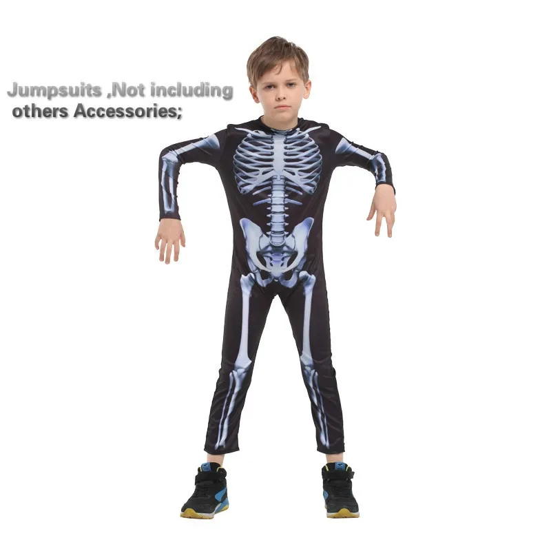 Costumes Carnival halloween skeleton costumes for kids boys boy kids girls child adult women party anime party fancy dress demon