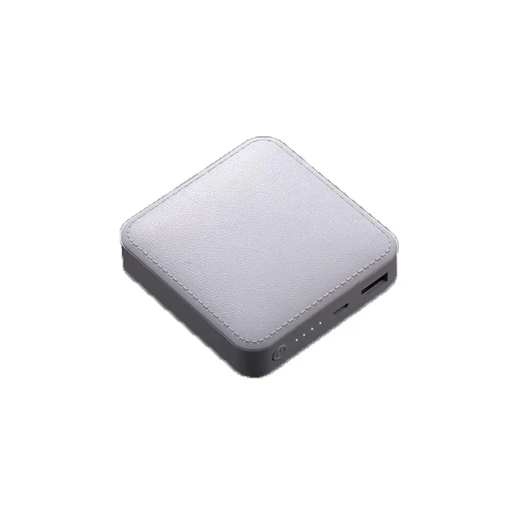 Ультра-тонкий mi ni кубический Стиль Портативный внешний аккумулятор Аварийное зарядное устройство Внешний аккумулятор для Xiaomi mi iPhone samsung Galaxy - Цвет: white 150000 mah