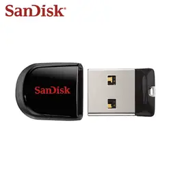 SanDisk USB 2,0 Pen Drive 8 ГБ 16 ГБ 32 ГБ 64 ГБ Cruzer Fit Z33 оригинальные флешки Черный Mini USB флешка U диск для компьютера