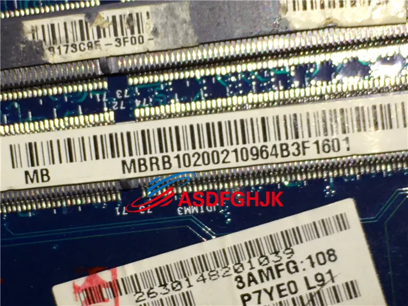 MBRB102002 MB. RB102.002 لشركة أيسر أسباير 7750 7750G اللوحة المحمول P7YE0 LA-6911P 100% TESED موافق