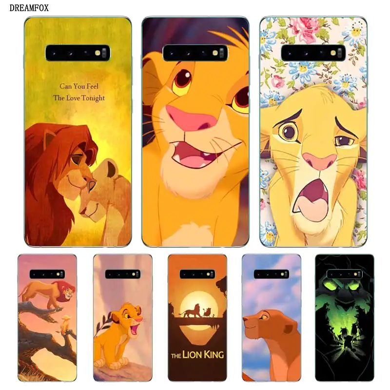 N389 Simba Cool Soft TPU Silicone Cover For Samsung Galaxy J2 J3 J4 J5 J6 J7 J8 Pro Plus Prime 2018 2017 Case |