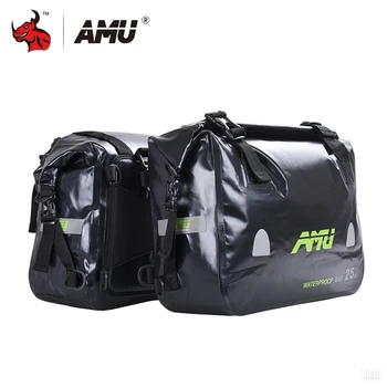 

AMU Motorcycle Bag Tank Bags Waterproof Motorbike Saddle Bags Saddle Long-distance Motorcycle Travel Bag