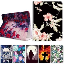 

For Apple ipad 2017 case protective Smart sleep 2018 A1822 A1893 High-definition painted pattern Full package soft shell 9.7inch