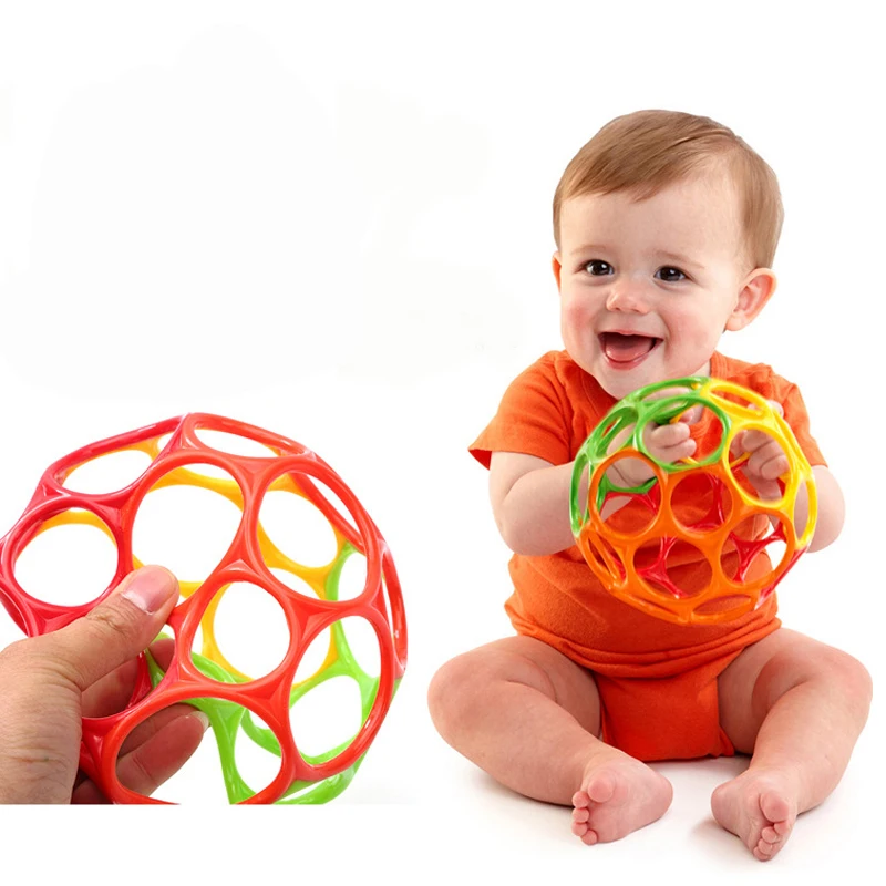 spesifikasi 1 PC Warna warni Lembut Bola Mainan Sentuh Gigitan Tertangkap Tangan Oball Bola 11 Cm untuk Bayi Belajar Menggenggam Anak anak Hadiah warna Acak