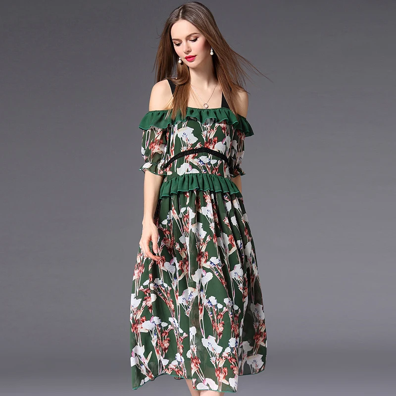 women's clothing Bali Beach dress slim beach dress female summer 2018