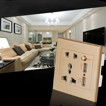 250 в 10А USB настенная розетка американская двойная штепсельная розетка и универсальная трехразъемная розетка с 2 usb-портом штепсельная вилка зарядное устройство переключатель