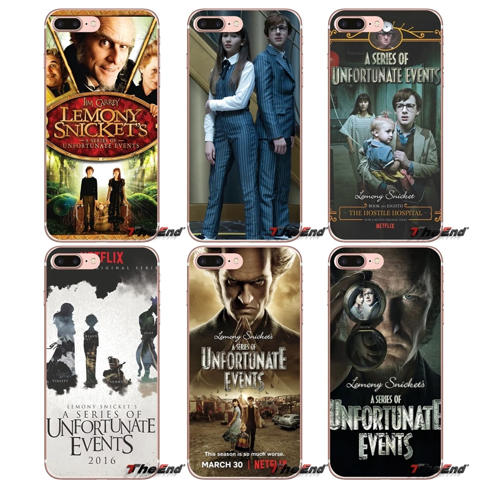 

A Series of Unfortunate Event Season Transparent TPU Cover For Samsung Galaxy S3 S4 S5 MINI S6 S7 edge S8 S9 Plus Note 2 3 4 5 8