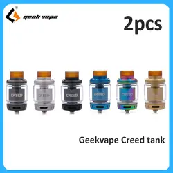 2 шт. электронная сигарета RTA Танк Geekvape Creed RTA с тремя взаимозаменяемыми системой воздушного потока 6,5 мл большой емкости против Zeus RTA