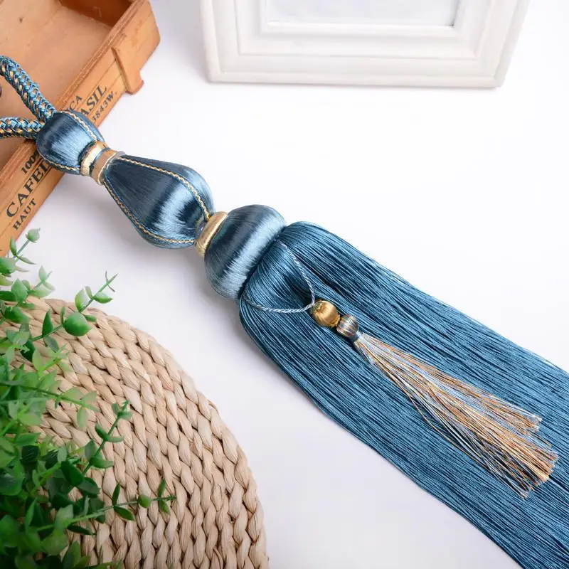 

2pcs/lot Home Decor Clip Curtain Tiebacks Living Room Bedroom Home Accessories Tied Rope Curtain Buckle Cierre De Hebilla Cuerda