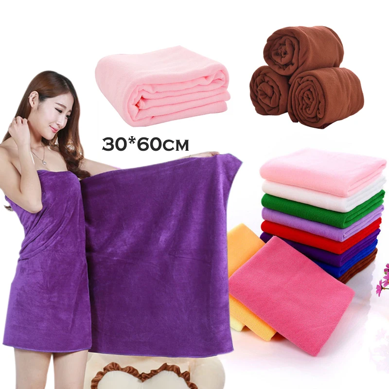 Впитывающее полотенце для автомобиля, 6 цветов, 30*60 см, пляжное полотенце из микрофибры, семейное полотенце для отеля, мочалка 30*60 см, оборудование для чистки