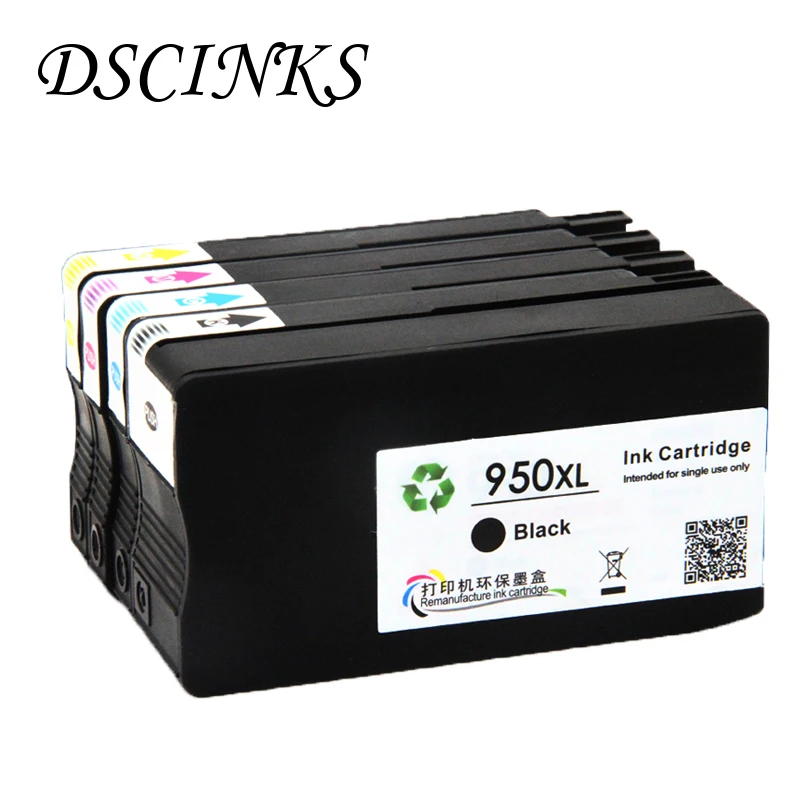 4 pcs For HP Officejet Pro 8100 8600 8610 8615 8620 8625 8630 251dw 276dw Ink Cartridge With Ink 