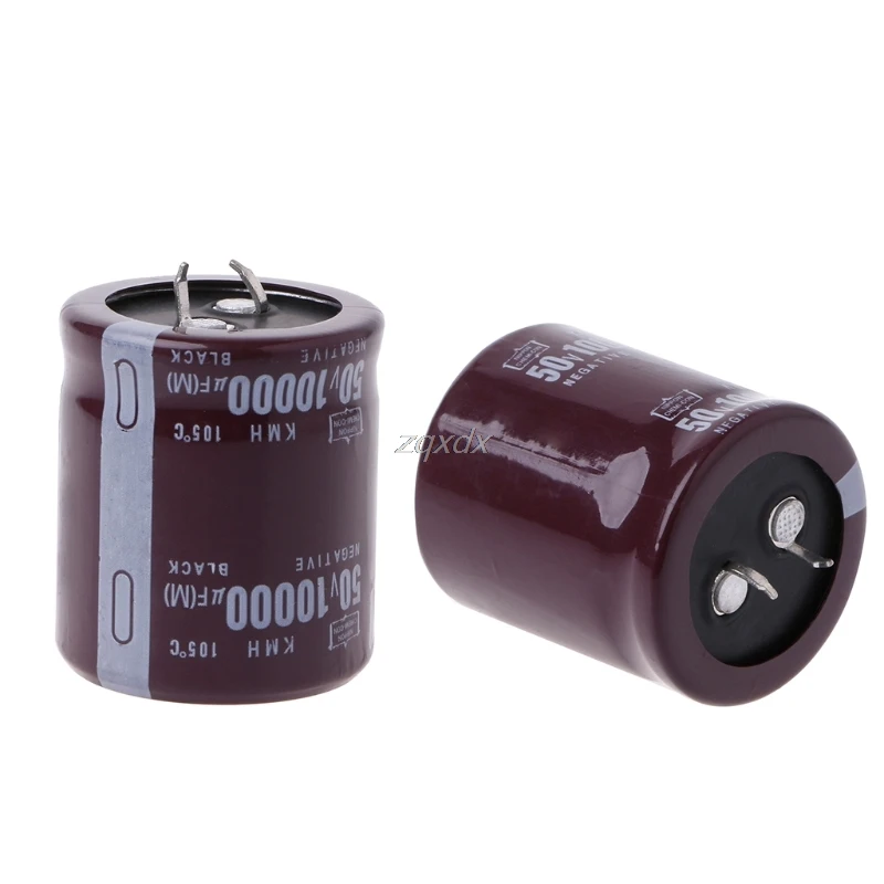 

10000uF 50V 105 Degree Power Electrolytic Capacitor Snap Fit Snap In Hot JAN10 Whosale&DropShip
