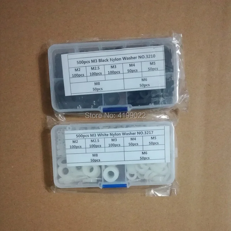 500pcs nylon washer kit -001