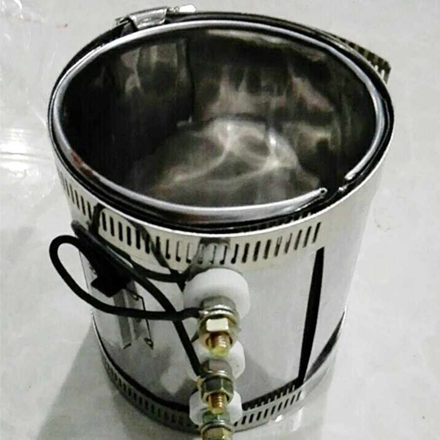 12 В фильтр Электрический нагревательный кольцевой нагреватель из нержавеющей стали для автомобиля дизельный насос масляный фильтр Воздушный стояночный нагреватель