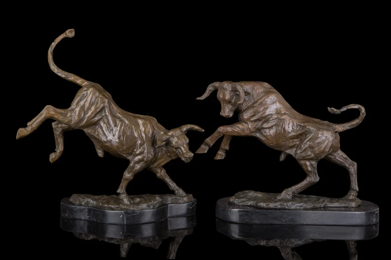 

Bronze crafts jewelry Home Furnishing animal sculpture gifts Abstract bovine DW-173