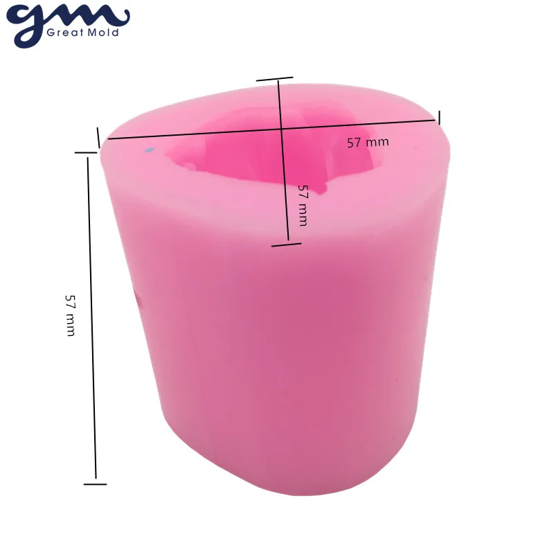 rose candle mold 3