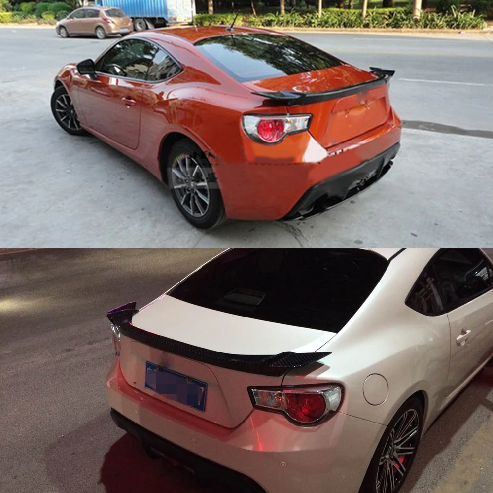 Углеродное волокно Задняя накладка на Багажник крыло багажника для Subaru BRZ для Toyota GT86 для Scion FR-S 2013 стайлинга автомобилей