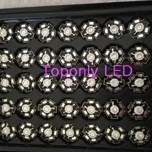 1 Вт высокой мощности зеленые светодиоды с PCB для DIY 520-530nm светодиодная модульная лампа DC3.0-3. 4 в 350mA 1000 шт./партия DHL