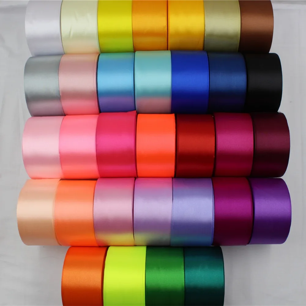 Download 16697 A, 50mm 32 color can choose 25 Yards Silk Satin ...