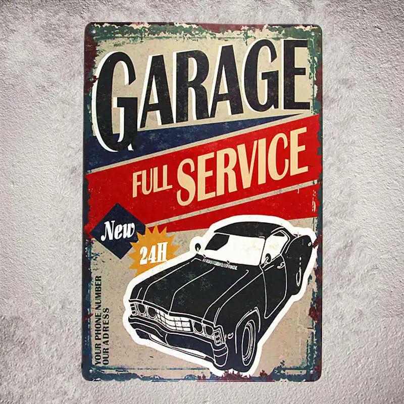 Vintage Metal Tin Signs Car Route 66 Art Posters Hot Rod Garage Vintage Metal Tin Signs Car Route 66 Art Posters Hot Rod Garage Decor Wall Plaques Stickers In From Home Garden On