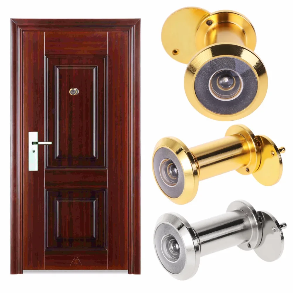 Door Viewer With Heavy Duty Privacy Cover Wide Angle Home Door Viewer
