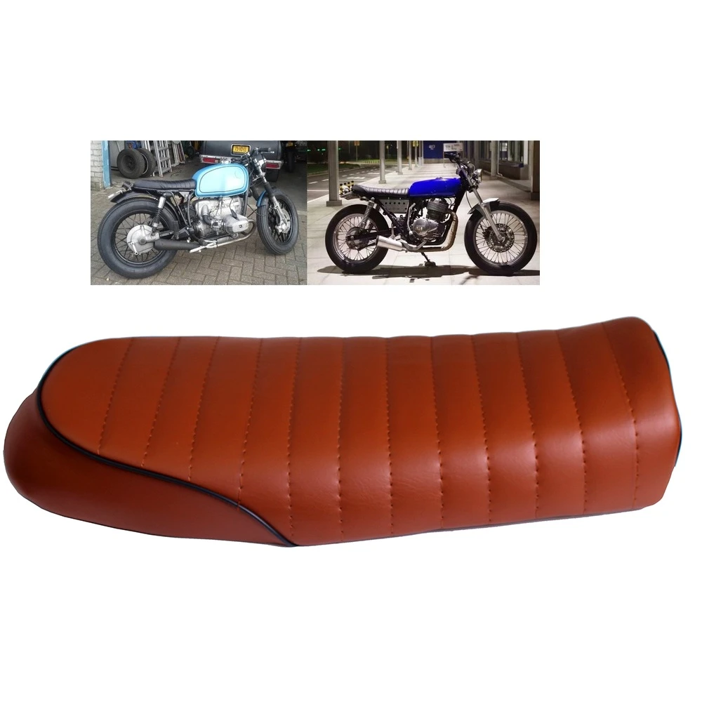 Universal Retro Motor Hump Cafe Racer Seat Fit For Honda Yamaha Suzuki Kawasaki