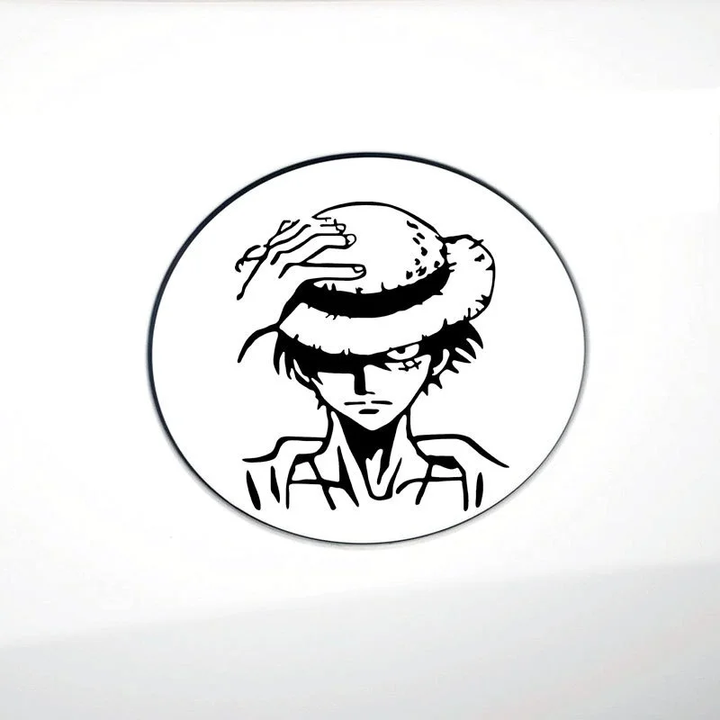 Один шт Monkey D соломенная шляпа Луффи Пираты наклейки мотоцикл для авто аксессуары