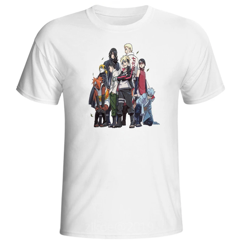 Мужская и женская футболка Наруто боруто uchiha itachi uzumaki sasuke kakashi gaara японские Аниме