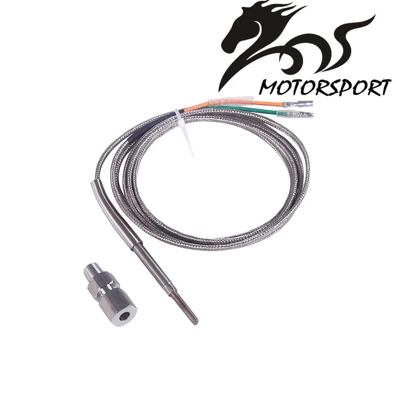 Exhaust Temperature Sensor Exhaust gas Temp sensor 2m EGT K Type Thermocouple Probe Exhaust Temperature Sensors Threads Temp Sensor