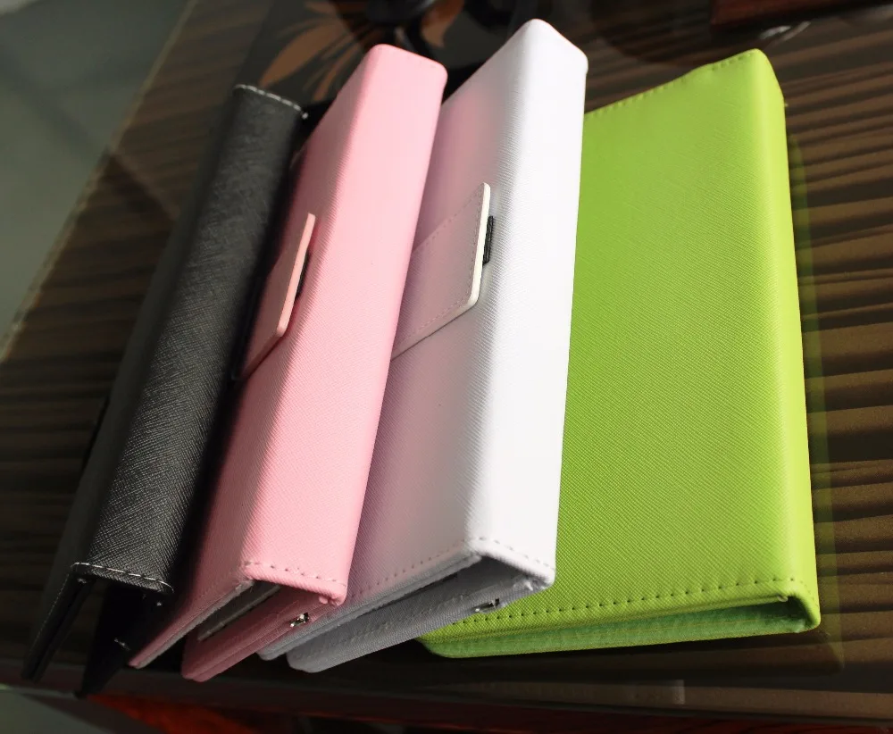 Flip case smartphones accessories wired keyboard mouse case sets Android mobile phone keypad stand