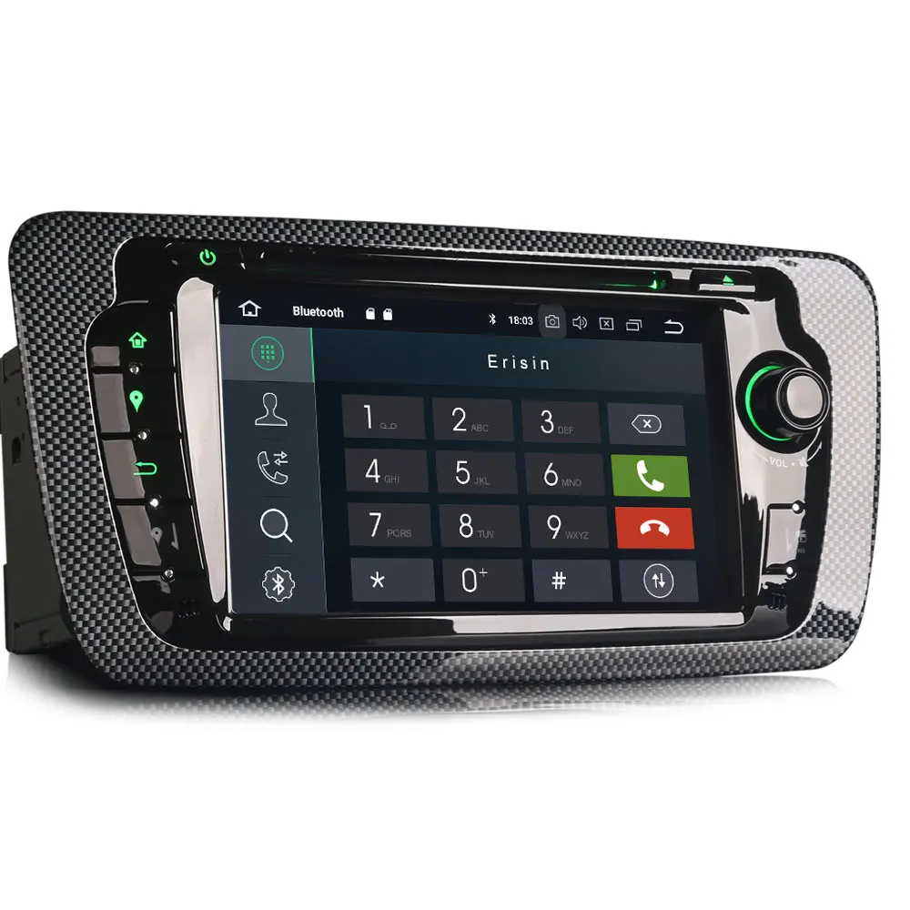 Perfect Erisin ES7822S 7" Android 8.0 Car GPS Radio DVR DAB+ DVD For SEAT IBIZA 2 Perfect Erisin ES7822S 7" Android 8.0 Car GPS Radio DVR DAB+ DVD For SEAT IBIZA 2