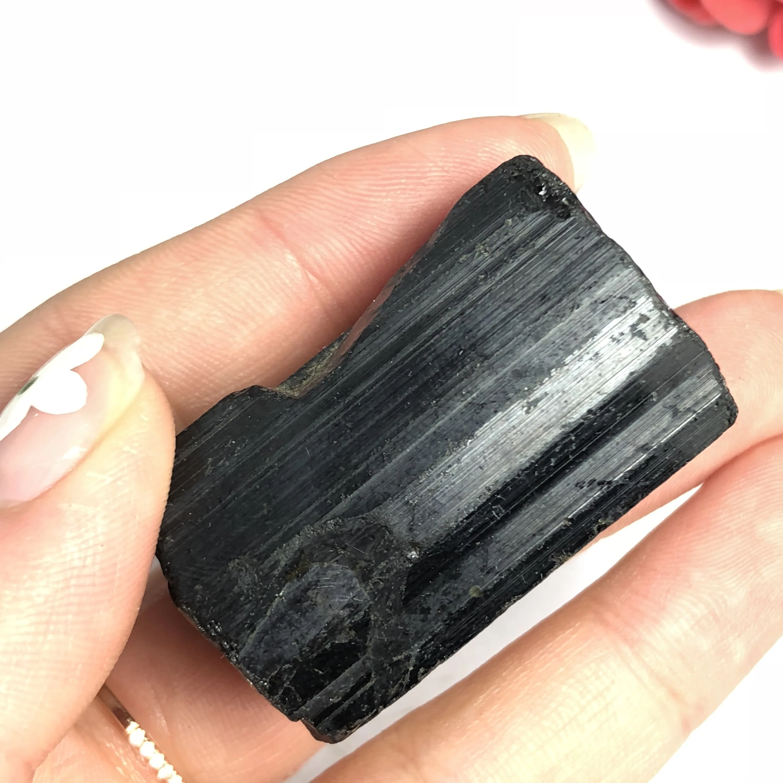 

Raw Black Tourmaline Mineral Specimen Chakra Crystal Metaphysical