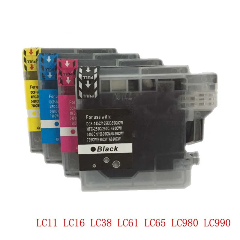 

1Set LC11 LC16 LC38 LC61 LC65 LC67 LC980 LC1100 Ink Cartridge for Brother DCP-385C DCP-390CN DCP-395CN DCP-535CN DCP-585CW