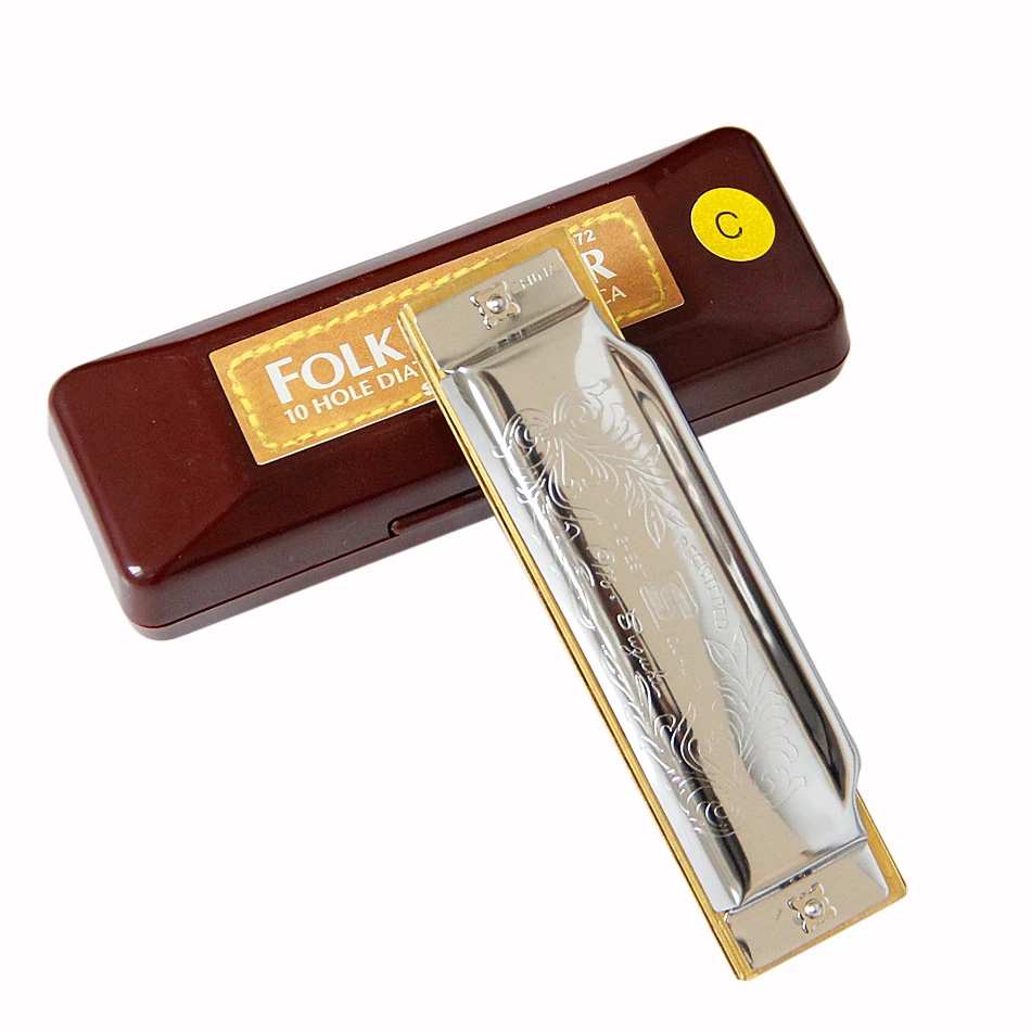 Suzuki Folkmaster 1072 C Standard Beginner Diatonic Blues Harmonica Gaita 10 Holes Key of C Musical Instrument-in Harmonica from Sports & Entertainment on ...